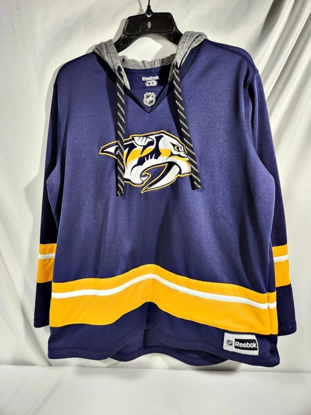 Reebok Nashville Predators NHL jersey NHL Hockey Jersey in Blue & Yellow 2XL